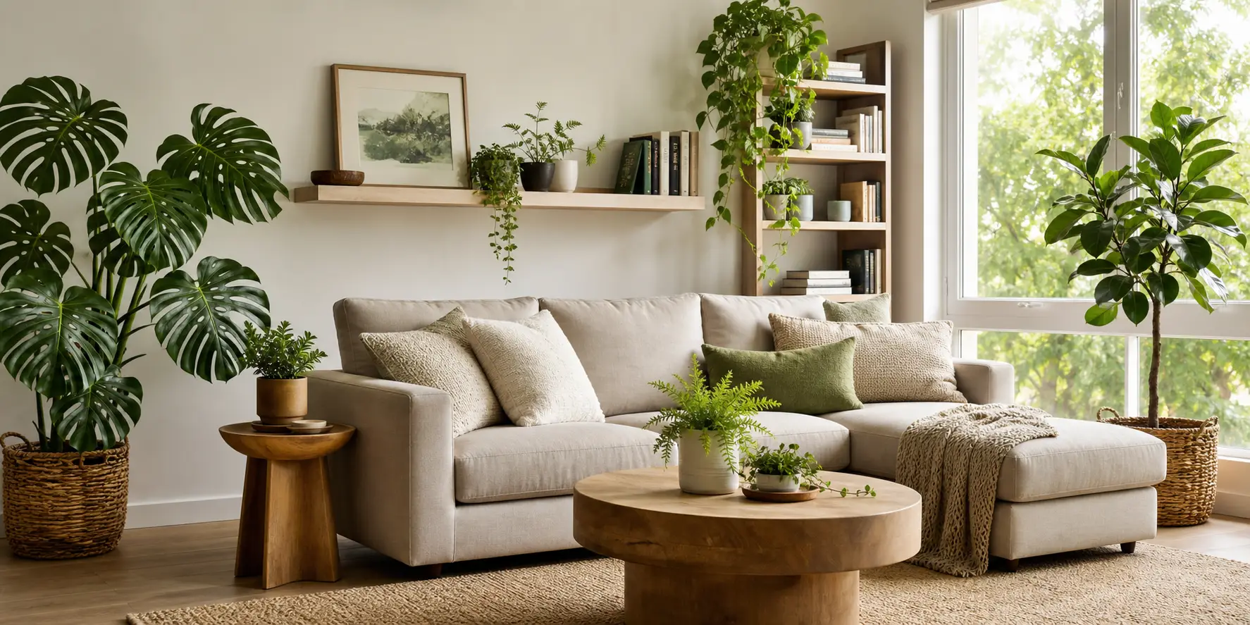 plantas en la decoración de tu hogar